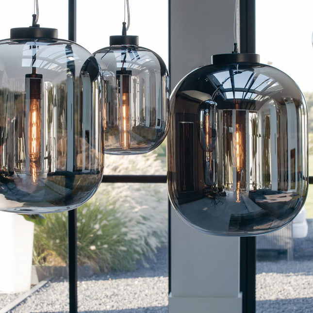 Light & Living Hanglamp Julia Ø35 smoke glas